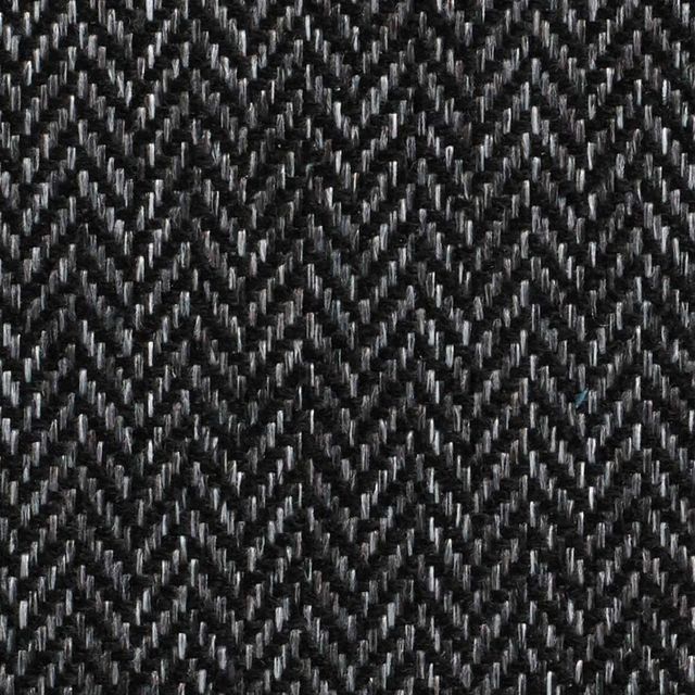 Classic Herringbone Charcoal Upholstery Fabric