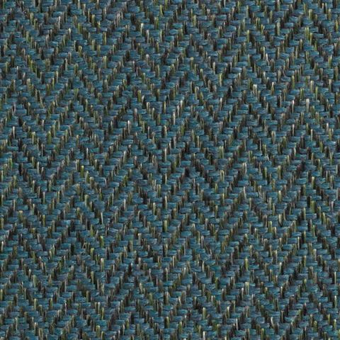 Classic Herringbone Jade Upholstery Fabric