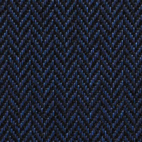 Classic Herringbone Midnight Upholstery Fabric