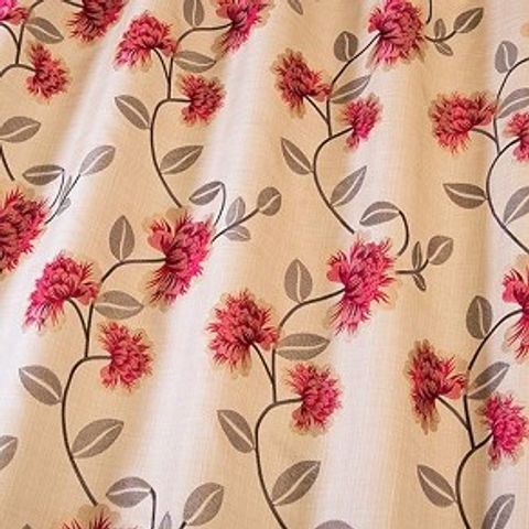 Peony Flame Voile Fabric