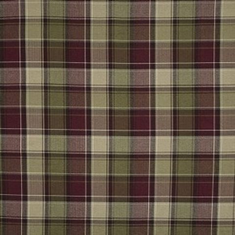 Argyle Claret Voile Fabric