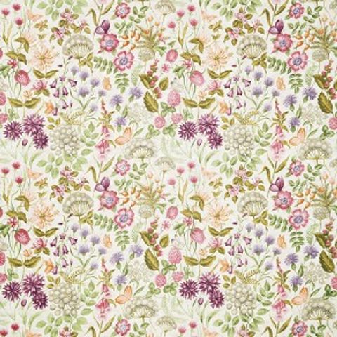 Field Flowers Copper Voile Fabric