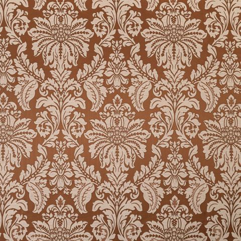 Anzio Rust Voile Fabric