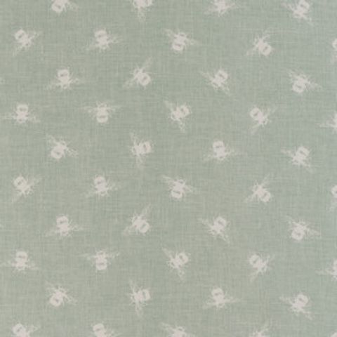 Bees DuckEgg Upholstery Fabric