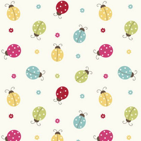 Ladybird Multi Upholstery Fabric