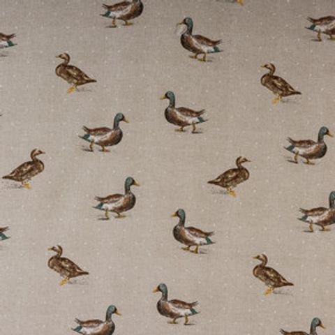 Mallard Natural Upholstery Fabric