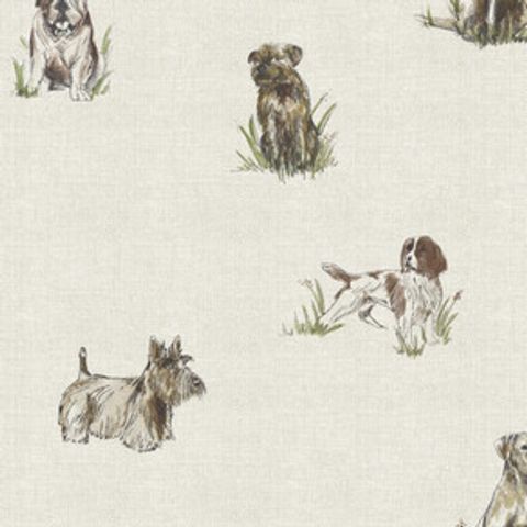Pooch Natural Upholstery Fabric