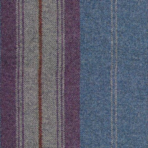 Austin Stripe Blueberry Pie Voile Fabric