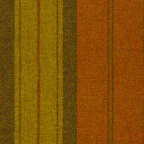 Austin Stripe Orange Marmalade Voile Fabric