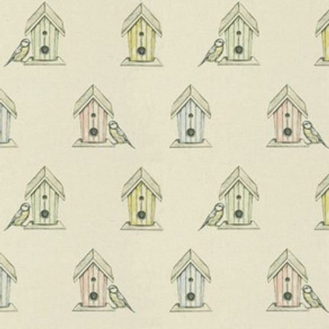 Bird Box Natural Voile Fabric