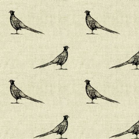 Frank Pheasant Natural Voile Fabric