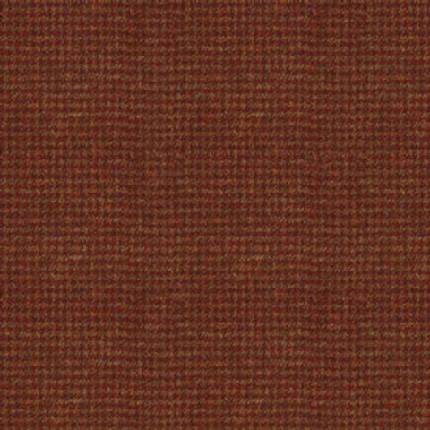 Houndstooth Burnt Umber Voile Fabric