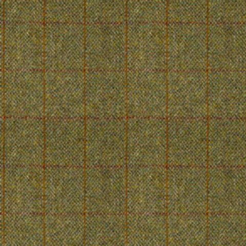 Huntsman Check Mountain Bracken Voile Fabric