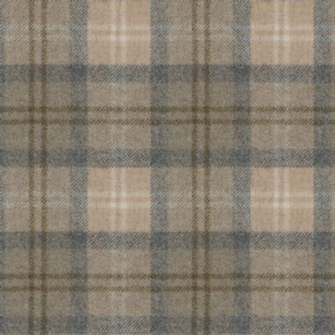 Oban Plaid Atlantic Breeze Voile Fabric