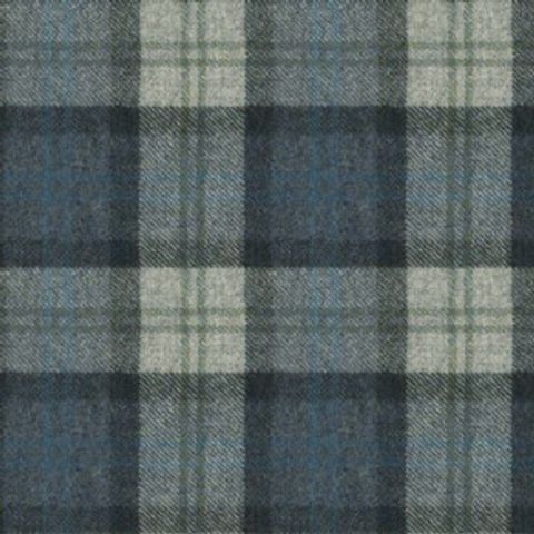 Oban Plaid Bayside Blue Voile Fabric