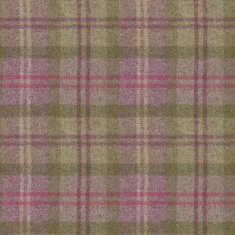 Oban Plaid Purple Dawn Voile Fabric