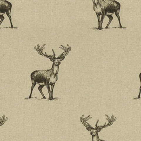 Stewart Stag Linen Voile Fabric