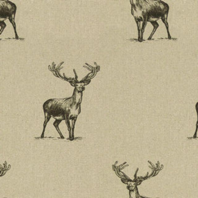 Art of the Loom Woodland Friends Stewart Stag Linen