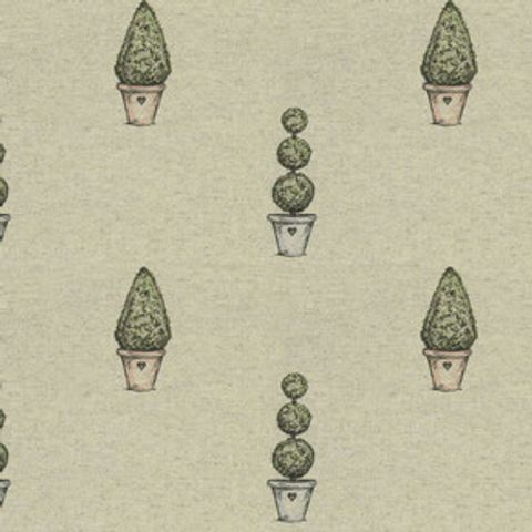 Topiary Linen Voile Fabric