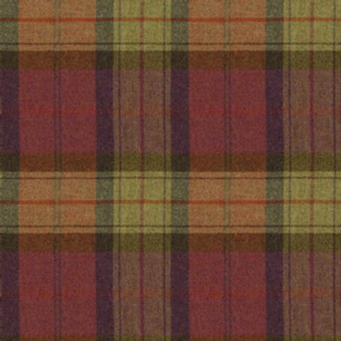 Wool Plaid Fruit Salad Voile Fabric