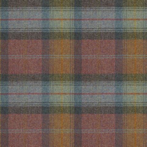 Wool Plaid Moorland Heather Voile Fabric