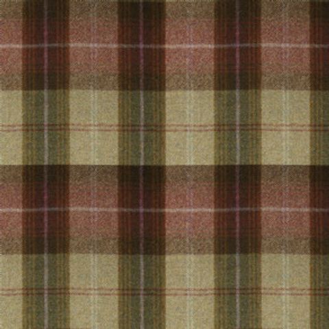 Wool Plaid Autumn Berry Voile Fabric