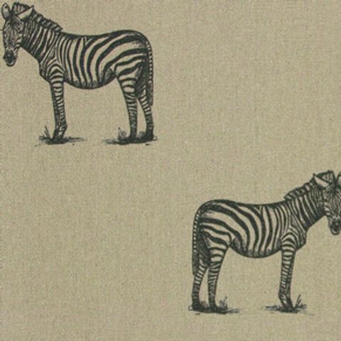 Zebra Linen Voile Fabric