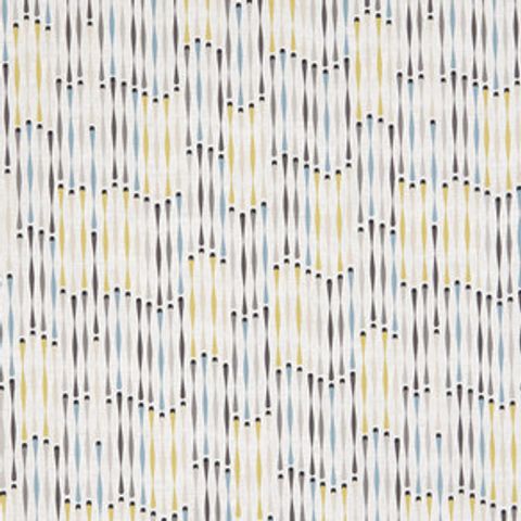 Cassandra Charcoal/Chartreuse Upholstery Fabric