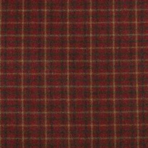 Balmoral Claret Upholstery Fabric
