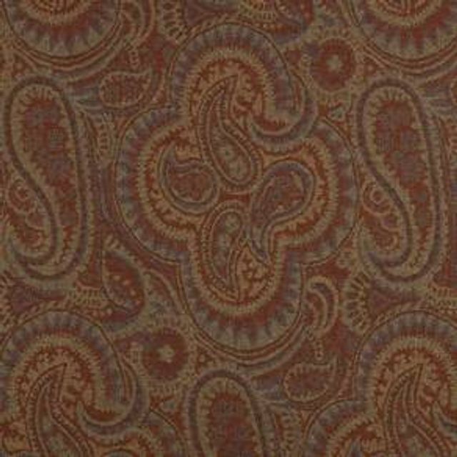 Mac Burnt Orange Upholstery Fabric