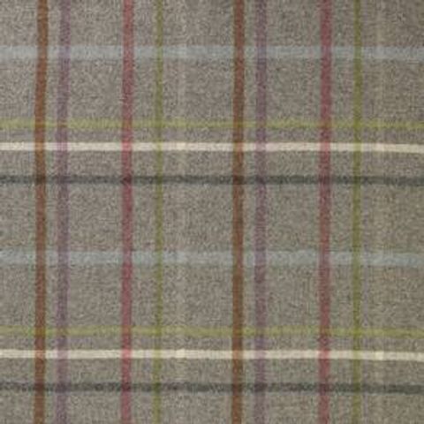 Multicheck Light grey Upholstery Fabric
