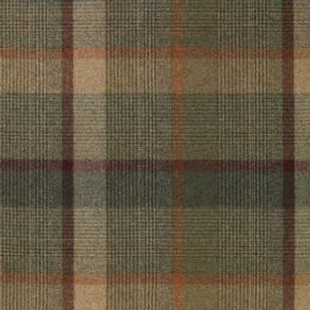 Abraham Moon The Dales Malham Green Upholstery Fabric