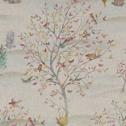 Coppice Autumn/Cream Upholstery Fabric