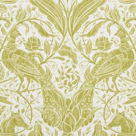 Forest Trail Citrus Upholstery Fabric