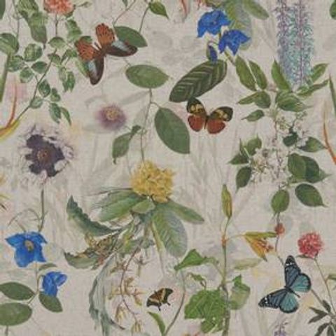 Secret Garden Linen Upholstery Fabric