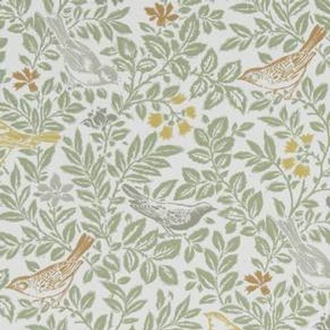 Bird Song Autumn Upholstery Fabric
