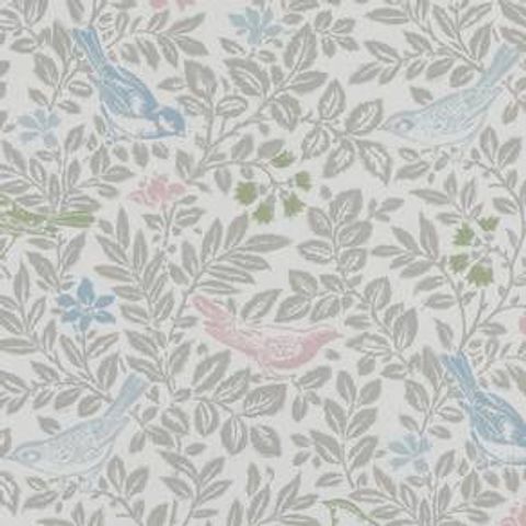 Bird Song Pastel Upholstery Fabric