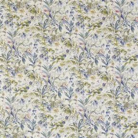Prestigious Textiles Abbey Gardens Paradise Saxon Blue Tieback