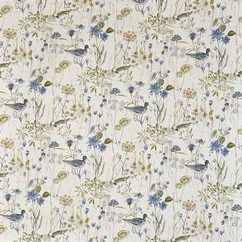 Wetland Saxon Blue Voile Fabric