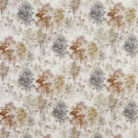 Woodland Rosemist Voile Fabric