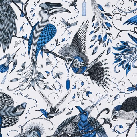 Audubon Blue Upholstery Fabric