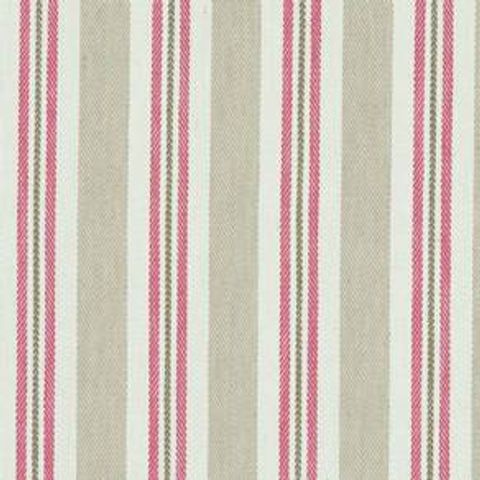 Alderton Raspberry/Linen Upholstery Fabric