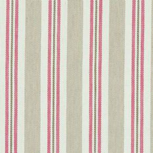 Alderton Raspberry/Linen Upholstery Fabric