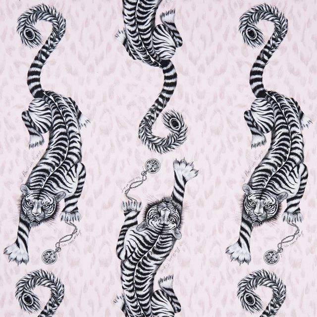 Clarke and Clarke Animalia Tigris Pink