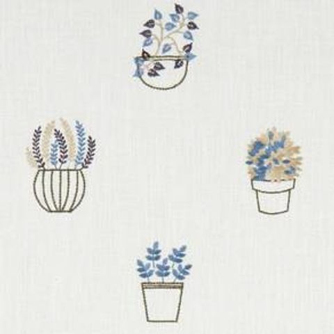 Hidcote Denim Voile Fabric