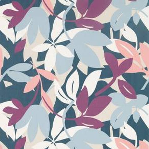 Baja Grape/Blush/Indigo Voile Fabric