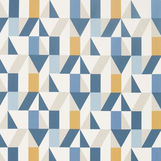 Scion Nuevo Fabrics Nuevo Indigo/Slate/Satsuma