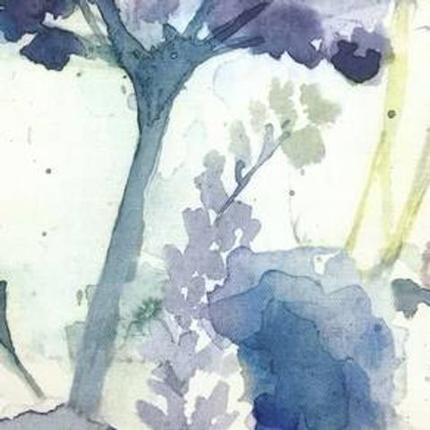 Voyage Decoration Equator Prints Sorong Violet Tieback