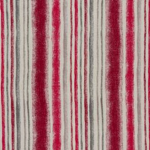 Garda Stripe Cherry Upholstery Fabric