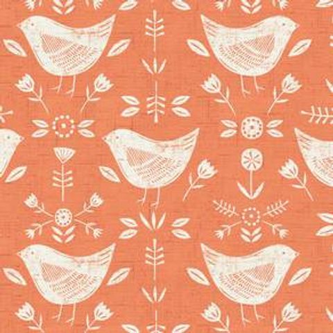 Narvik Burnt Orange Upholstery Fabric